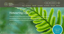 Desktop Screenshot of mccallgardens.com